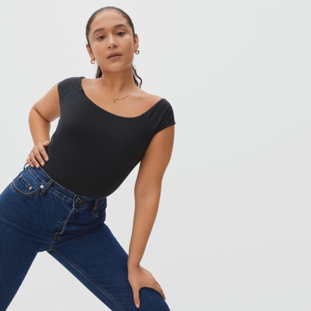 Everlane Off Shoulder Bodysuit